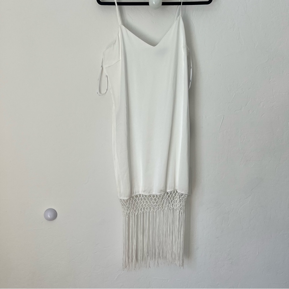 White Fringe Slip address